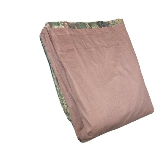 FREE SHIP! Single Custom Curtain Vintage 70s Pink - Picture 3 of 9